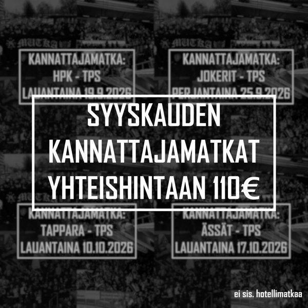 Product image of Jääkiekon kannattajamatkakausikortti (syksy 2026)