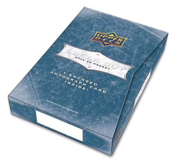 Product image of  2025-26 Upper Deck Clear Cut Hockey Hobby Box