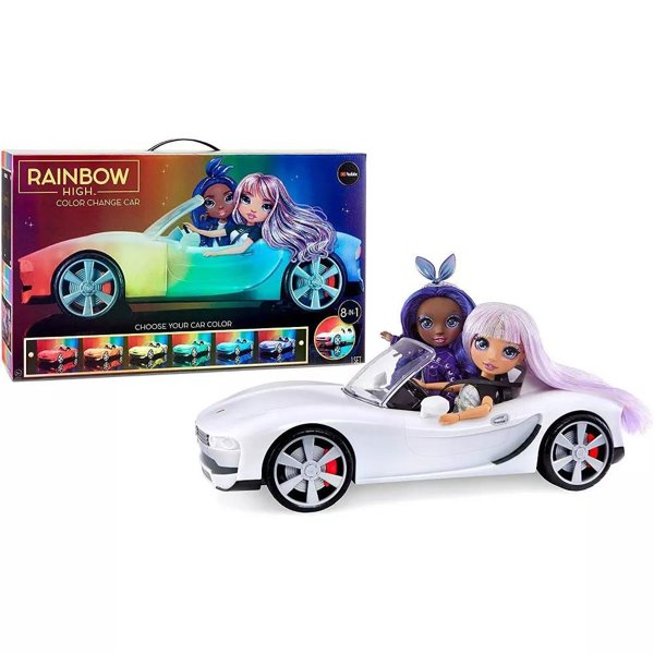 Product image of Rainbow High Color Change Car – 8-in-1 Convertible