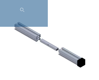 Product image of  PV KATTOKIINNIKE ORIMA EASY RAIL LIITOSPALA