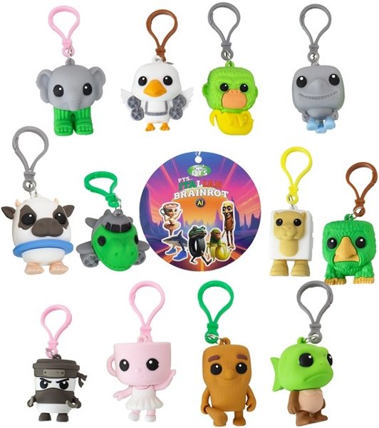 Product image of  Italian Brainrot AI Lil Bodz 3D Bagclip Hangtag