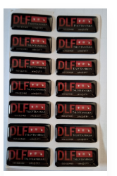 Product image of  3D-logotarrat, , 4cm*1,5cm, 100 kpl