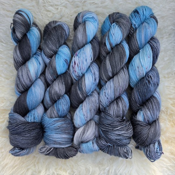 Product image of  Merino sock GLITTER, Varjot veen
