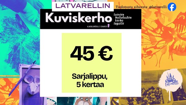 Product image of Kuviskerho Terälahti, sarjalippu 5 kertaa