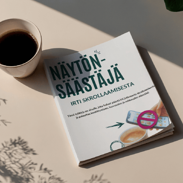 Product image of Näytönsäästäjä: irti skrollaamisesta -työkirja