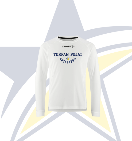 Product image of  RUSH LS TEE VALKOINEN - KOKO: 122/128