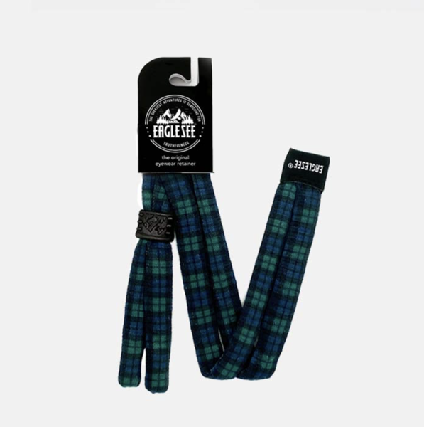 Product image of Green Tartan Cotton Glasses Strap - Adjustable Scottish