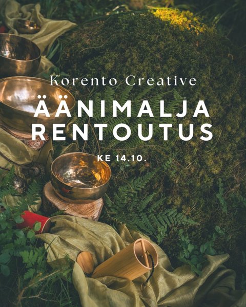 Product image of  KE 14.10. Äänimaljarentoutus Vihtijärven kylätalolla