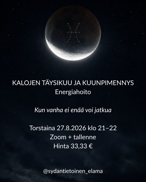 Product image of  KALOJEN TÄYSIKUU JA KUUNPIMENNYS- Energiahoito