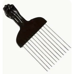 Product image of  METAL AFRO COMB