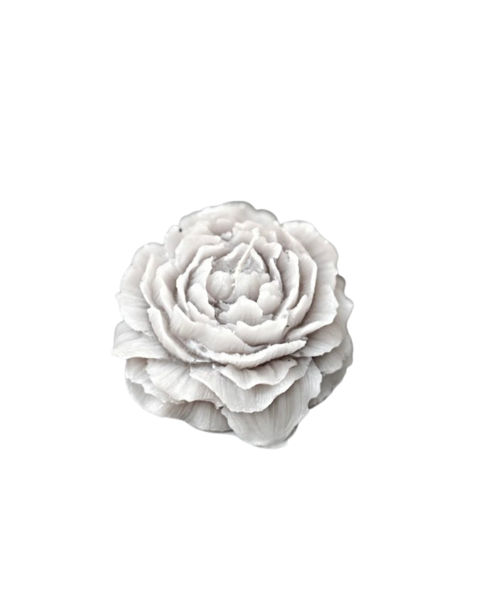 Product image of Harmaa pionikynttilä