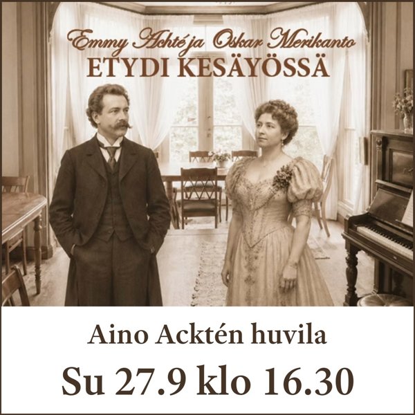 Product image of Pääsylippu Emmy Achté & Oskar Merikanto su 27.9. klo 16.30