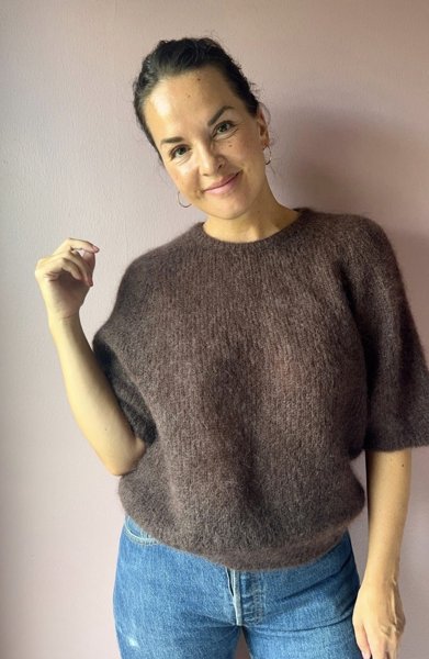 Product image of  Aino Kid Mohairneule ruskea onesize