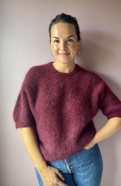 Product image of  Aino Kid Mohairneule viininpunainen onesize