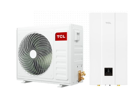 Product image of  16 kW TCL delad värmepump, utomhusenhet och inomhusenhet