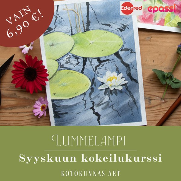Product image of Syyskuun kokeilukurssi: Lummelampi (poistuva tuote)