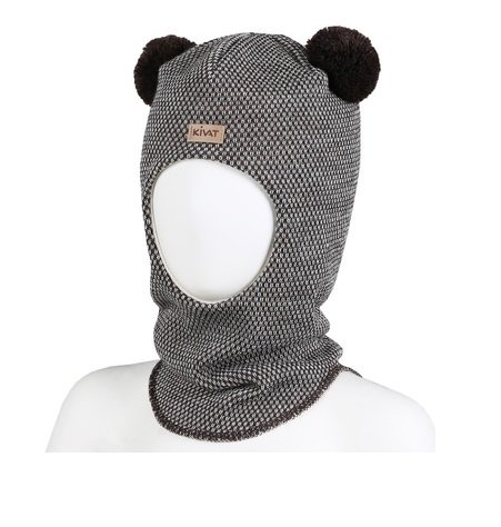 Product image of  Kivat koko 2 Silmukkaneuloskypärä, wo, l.valk./ruskea