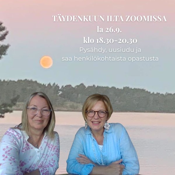 Product image of  Täydenkuun ilta Zoomissa la 26.9.