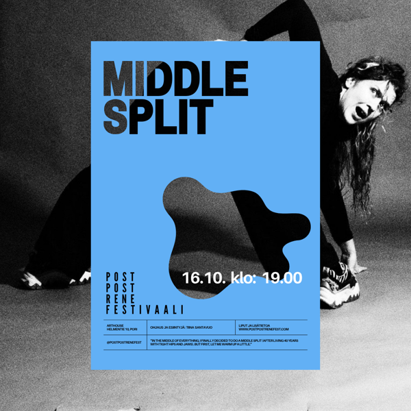 Product image of Middle Split / 16.10. klo 19.00 POSTPOSTRENEFESTIVAALI