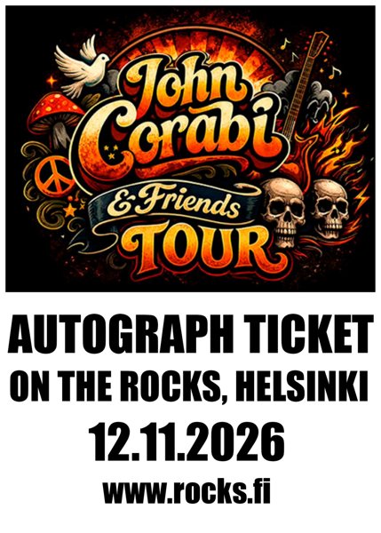 Product image of  John Corabi and Friends Meet & Greet / lisäsigneeraus