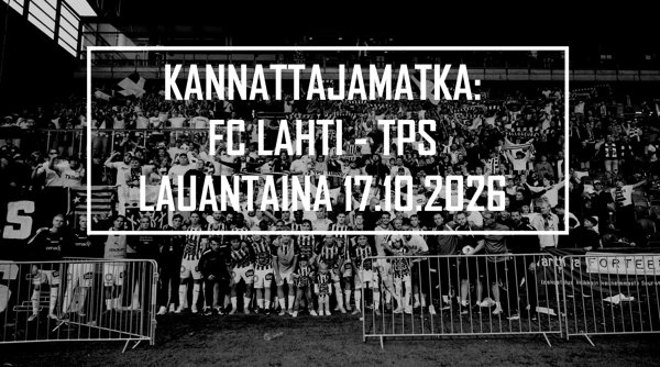 Product image of  Kannattajamatka: Lahti - TPS (pelkät matkat)