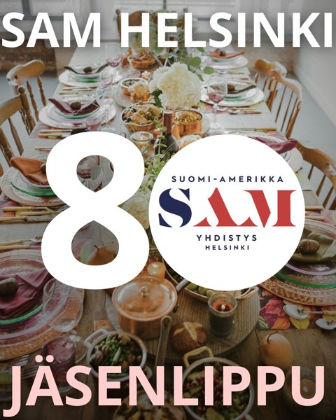 Product image of  Jäsenlippu SAM Helsinki 80 -vuosijuhlaan