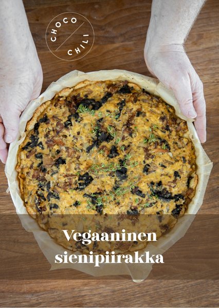 Product image of  Tukiresepti: vegaaninen sienipiirakka