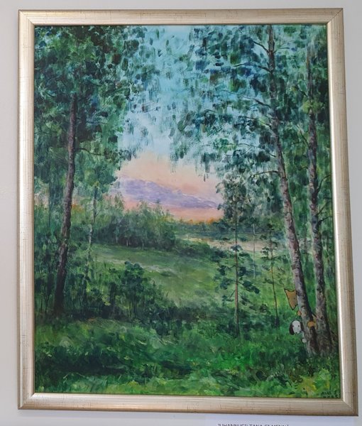Product image of  Juhannusilta - maalaus/ Midsummer -painting