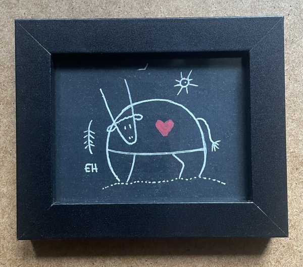 Product image of  Kehystetty piirros "Härkä"