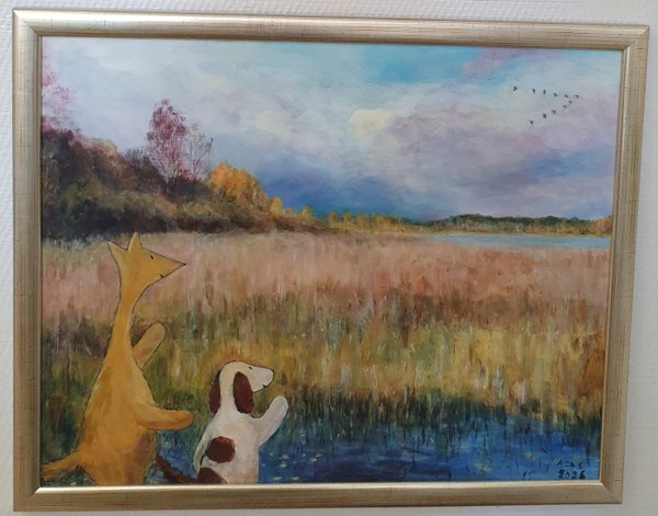 Product image of  Nähdään taas - maalaus/ See you again -painting