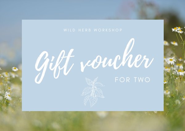 Product image of Gift voucher for a herb foraging walk for two