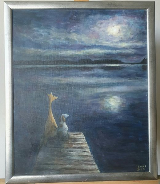 Product image of  Kuutamo -maalaus / Moonlight painting
