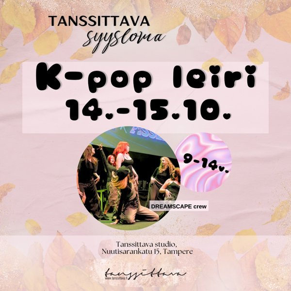 Product image of K-pop leiri (9-14v.) 14.-15.10.