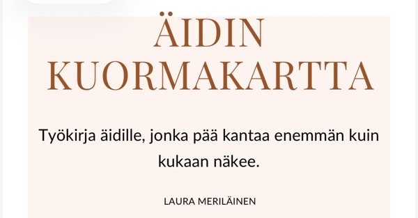 Product image of  Äidin kuormakartta