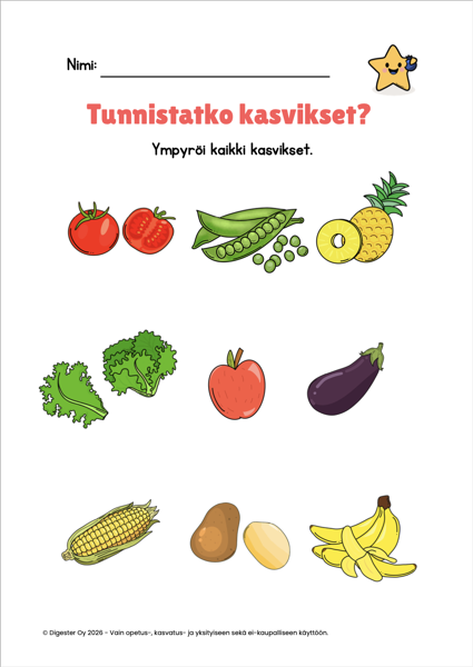 Product image of Tunnistatko kasvikset? (ilmainen)