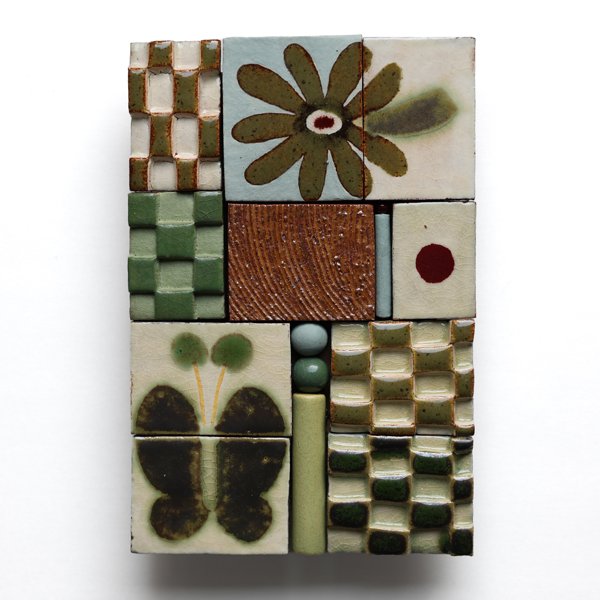 Product image of  Keramiikkakollaasi / Ceramic collage / The Wildflower