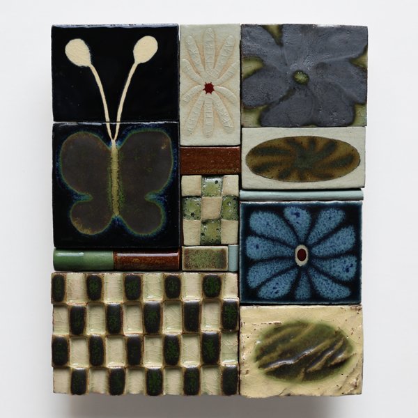 Product image of  Keramiikkakollaasi / Ceramic collage / The Quiet Garden