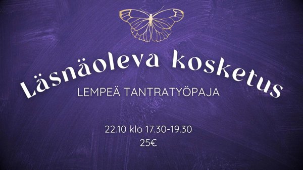 Product image of Läsnäoleva Kosketus - Lempeä tantrinen työpaja
