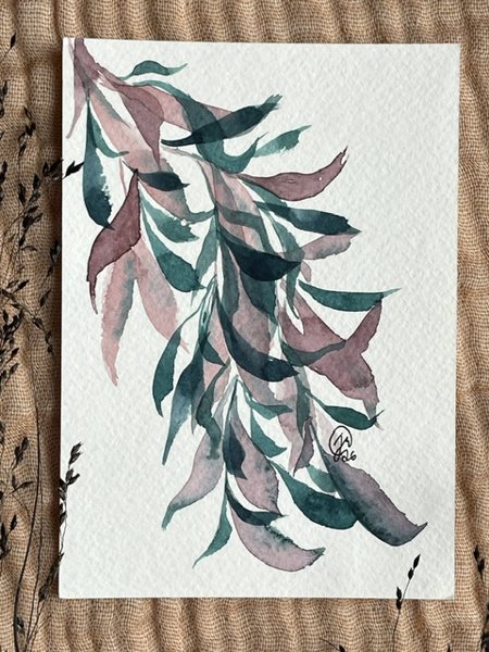 Product image of  ”Reaching out” -akvarellikortti
