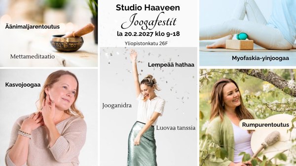 Product image of  Studio Haaveen Joogafestit 20.2.2027