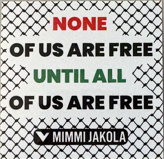 Product image of None of us are free until all of us are free -tarra