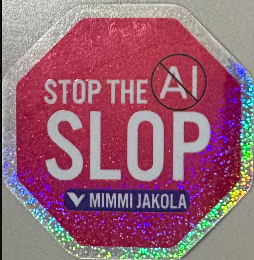 Product image of Stop the AI slop -tarra