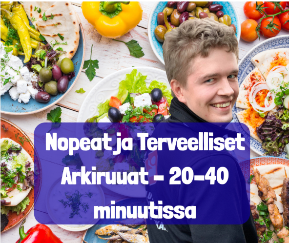 Product image of  Nopeat ja Terveelliset Arkiruuat 20–40 minuutissa (norm. 59e)
