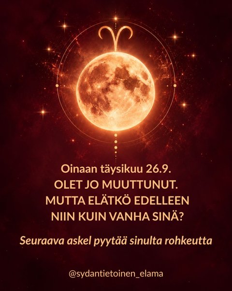 Product image of  Oinaan täysikuun energiahoito la 26.9. TALLENNE