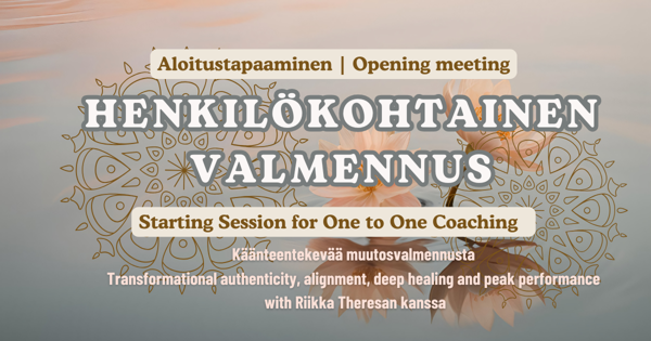Product image of  Aloita muutosvalmennus - Start Impactful Coaching with Riikka