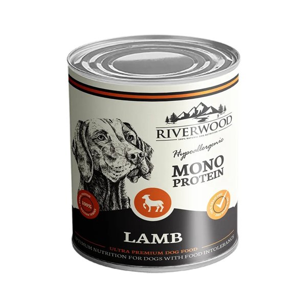Product image of  400 g Riverwood Mono Protein Lammas, säilyke