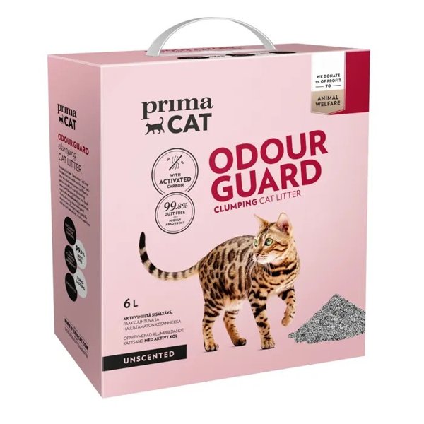 Product image of  Primacat Odour Guard Unscented kissanhiekka 6 l