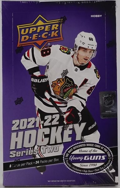 Product image of  2021-22 Upper Deck Series 2 Hockey Hobby Box