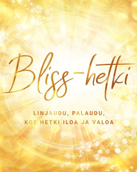 Product image of  Yksilöllinen Bliss-hetki etänä 30 min