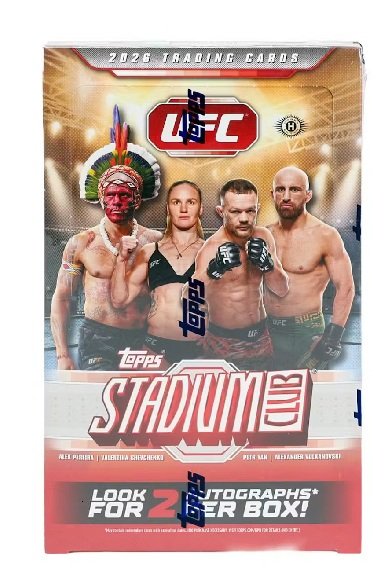 Product image of  2026 Topps Stadium Club UFC Hobby Box